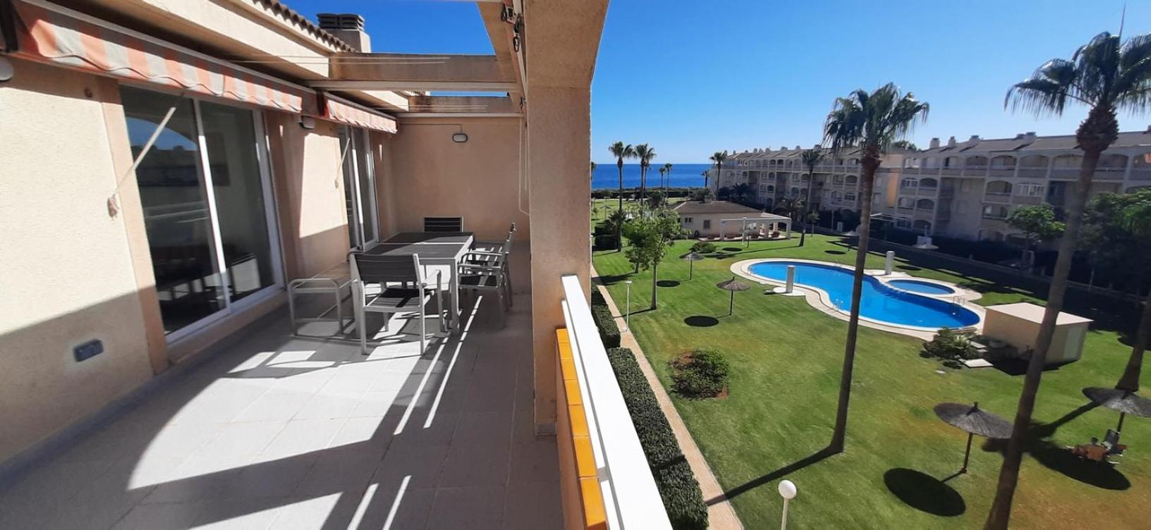 Atico En Urb Bahia De Denia De Vacaciones Mar Por Medio Appartement Buitenkant foto